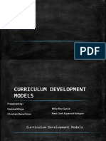 Curriculum Development Models