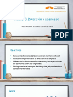 Unidad 3. Dirección y Liderazgo (RET)