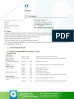 MSDS Bio-Organic - Cloro Organico