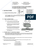 Installation Heated Conductor Bar Systems