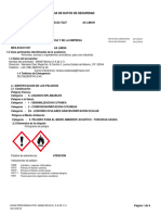 Hoja de Datos de Seguridad Axión Lavatrastes