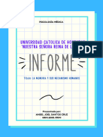 Informe Sobre La Memoria