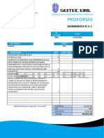 Proforma Seitec Eirl Sistemas de Aa Footloose Provincia