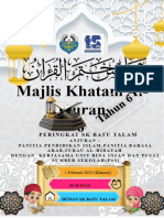 Buku Program Khatam Al-Quran Tahun 6 2023