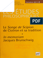 REVUE LES ETUDES PHILOSOPHIQUES T.4 Le Songe de Scipion de - N - A - PUF - 9782130587262 - Anna's Archive