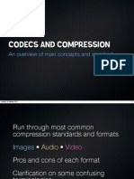 Codecs and Compression: An Overview of Main Concepts and Standards