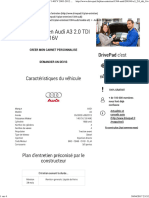 Entretien & Fiche Technique Audi A3 2.0 TDI 16V 140CV 2003-2012