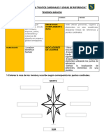 Guía N°1 Historia Puntos Cardinales Tercero Básico