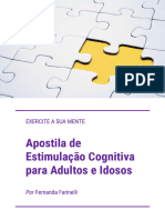 Apostila de Estimulação Cognitiva para Adultos e Idosos: Exercite A Sua Mente