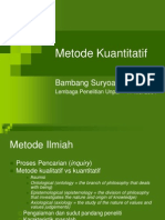 Metode Kuantitatif