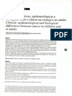 Diferencas Clinicas Epidemiologicas e Biologicas Entre o Cancer Na Crianca e No Adulto