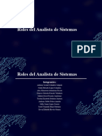 Roles Del Analista de Sistemas - Presentacion Grupo #1