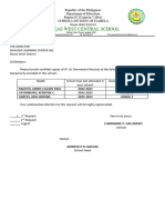 Request Letter Form 137