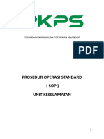 Perbadanan Kemajuan Pertanian Selangor - Sop Unit Keselamatan 2023-2024