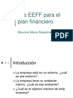EEFF para Un Plan Financiero