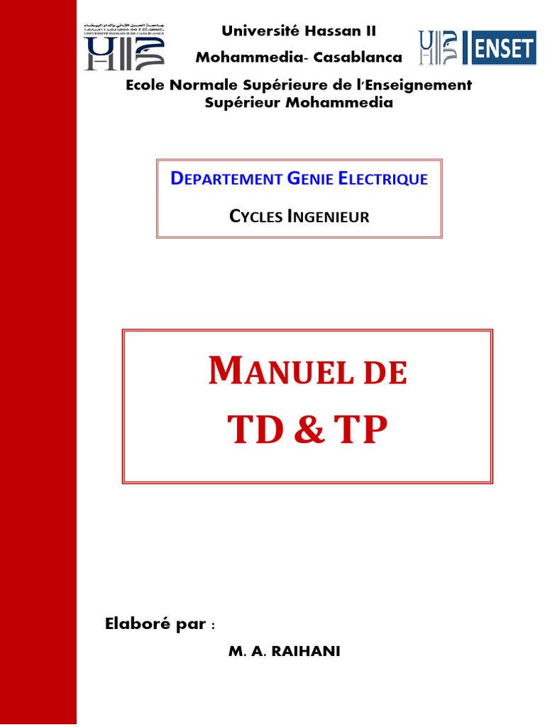 Manuel TD sur capteurs pneumatiques | PDF | Instruction différenciée ...