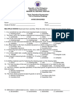 Tle 8 3RD Periodical Exam Drafting