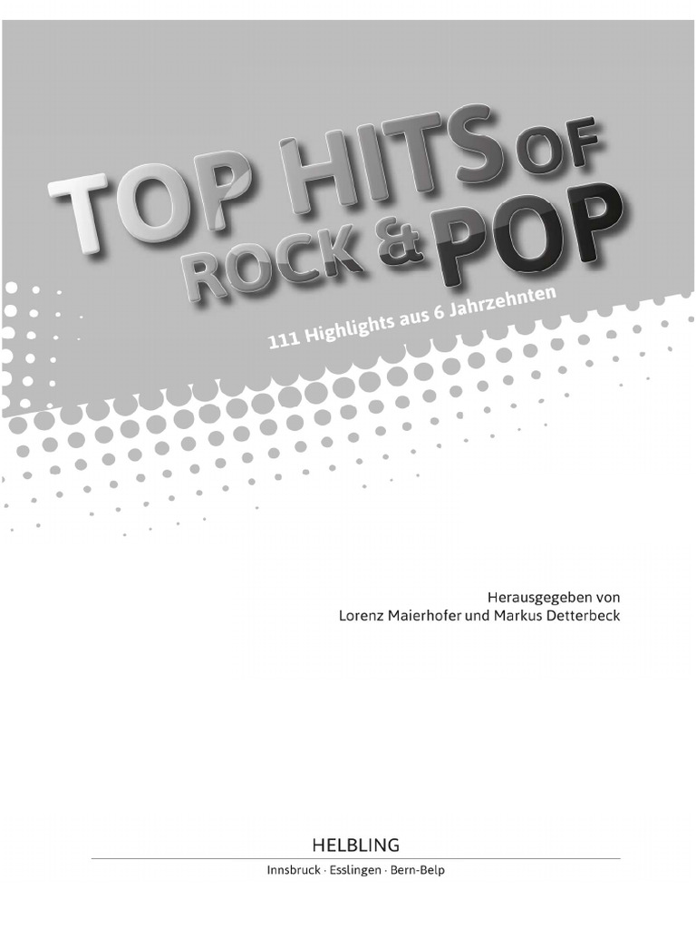 Tophits of Rock Pop | PDF