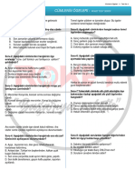 Roket Test-Cümlenin Ögelerib