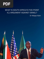 What Is South Africa's Five-Point ICJ Argument Against Israel