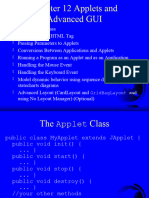 Applet GUI