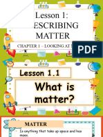 1 - Describing Matter