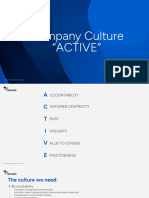 Company Culture Active