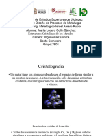 Estructura Cristalina de Los Metales