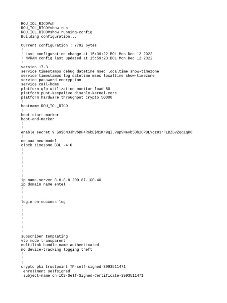 Cisco Router Configuration Overview | PDF | Computer Networking ...