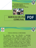Servicio de Policia Comunal.
