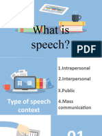 Speech Context