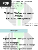 Artigo Lazer e Cultura