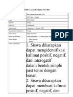 Modul Ajar Simple Past Tense