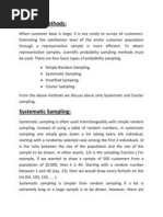 Sampling Methods