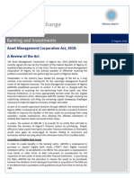 AMCON Asset Management Corporation Act 2010