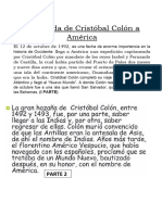 La Llegada de Cristóbal Colón A América