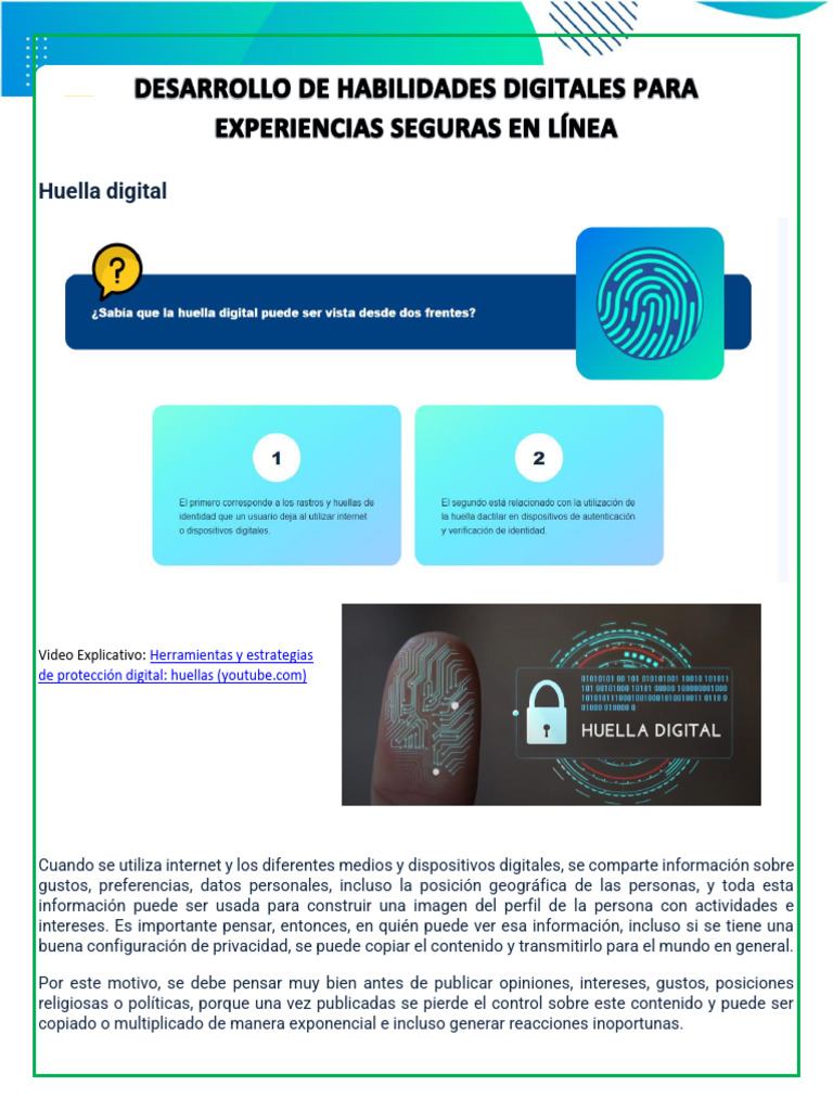 QUE ES LA HUELLA DIGITAL PARA NI OS visual data 2