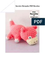 Amigurumi Chaveiro Slowpoke PDF Receitas Gratis