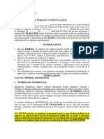 Acuerdo Confidencialidad Trabajadores