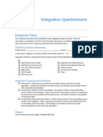 Integration Worksheet