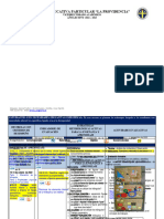 Ejemplo de planificación de clase semanal