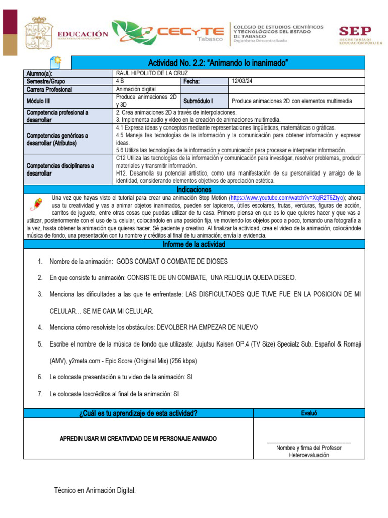 Actividad No. 2.2 