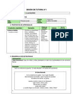 SESIÓN DE TUTORIA Lunes 11