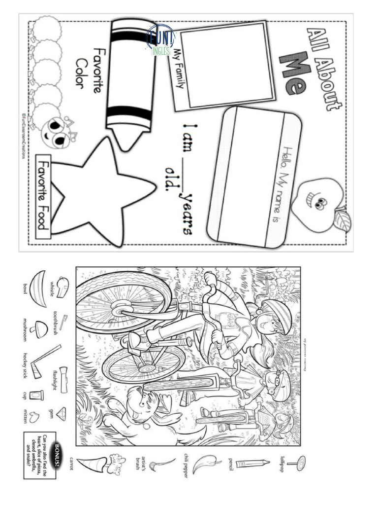 All About Me Children 2 | PDF