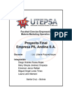 Proyecto Final de La Empresa Pil Andina S.A.