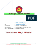 MODUL AJAR KELAS 5 BAB 5 PERISTIWA HAJI WADA'Docx