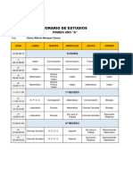 Horario Secundaria 24