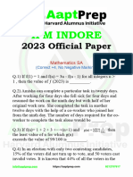 AaptPrep IPMAT 2023 Paper With Answers