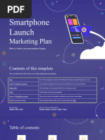 New Smartphone Launch Marketing Plan by Slidesgo