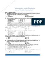 AAU Worksheet Accounting-II